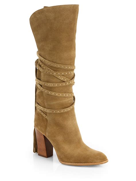 michael kors boots suede.